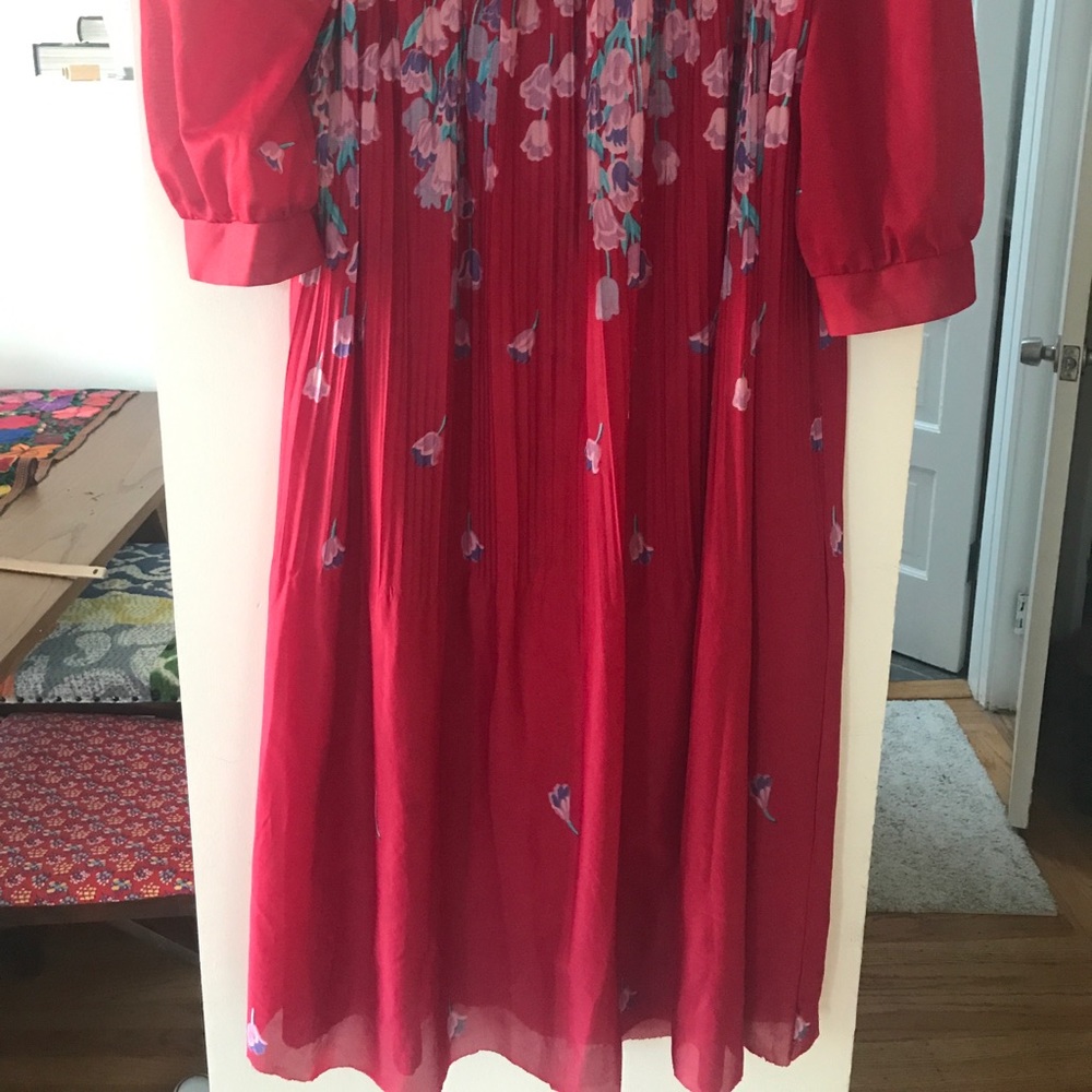 SALE 🔥 VINTAGE‎ ALISON PETERS Silk Floral Dress - Picture 8 of 8